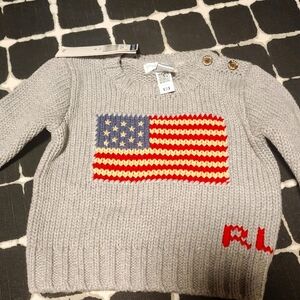 Polo infant sweater size  3months  gray